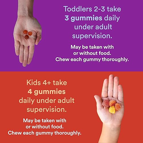 Miniatura 6 de SmartyPants Paquete de gomitas multivitamínicas para niños y niños aceite de pescado Omega 3 (EPADHA), vitamina D3, C, vitamina B12, B6, A, K y