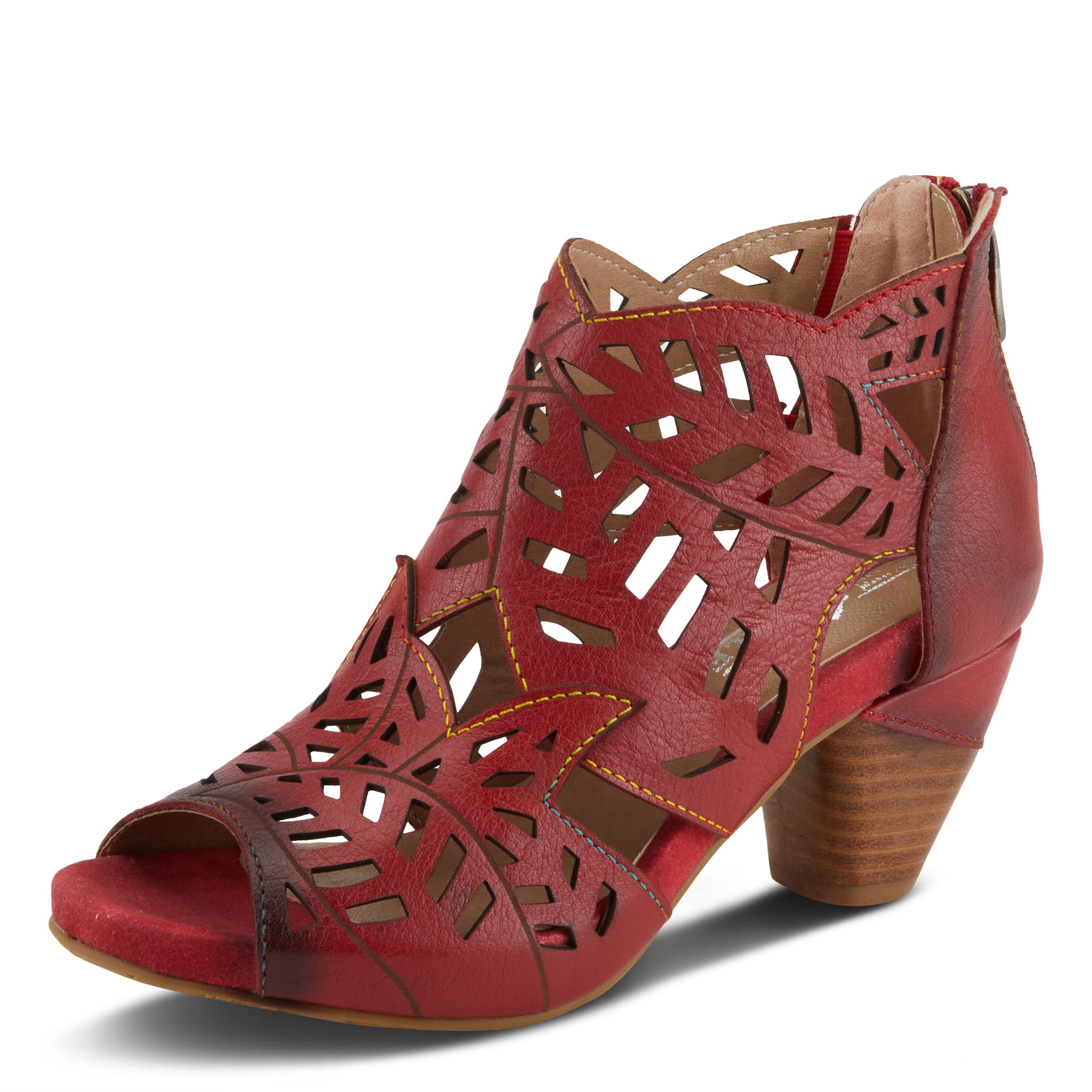 Spring Step L'Artiste Icon Sandals for Women - Ladies Casual Flats Platform Sandal - Hand Painting Summer Shoes for Womens