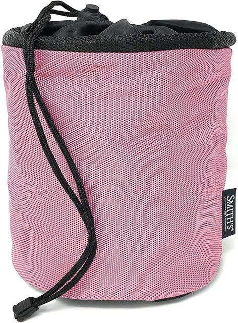 Smiths® Premium Waterproof Peg Bag | Pink | 28 x 18 x 18 cm | For Laundry, Clothes & Pegs | Weather Resistant Oxford 1680D | Indoor & Outdoor Use | Belt & Washing Line Carabiner