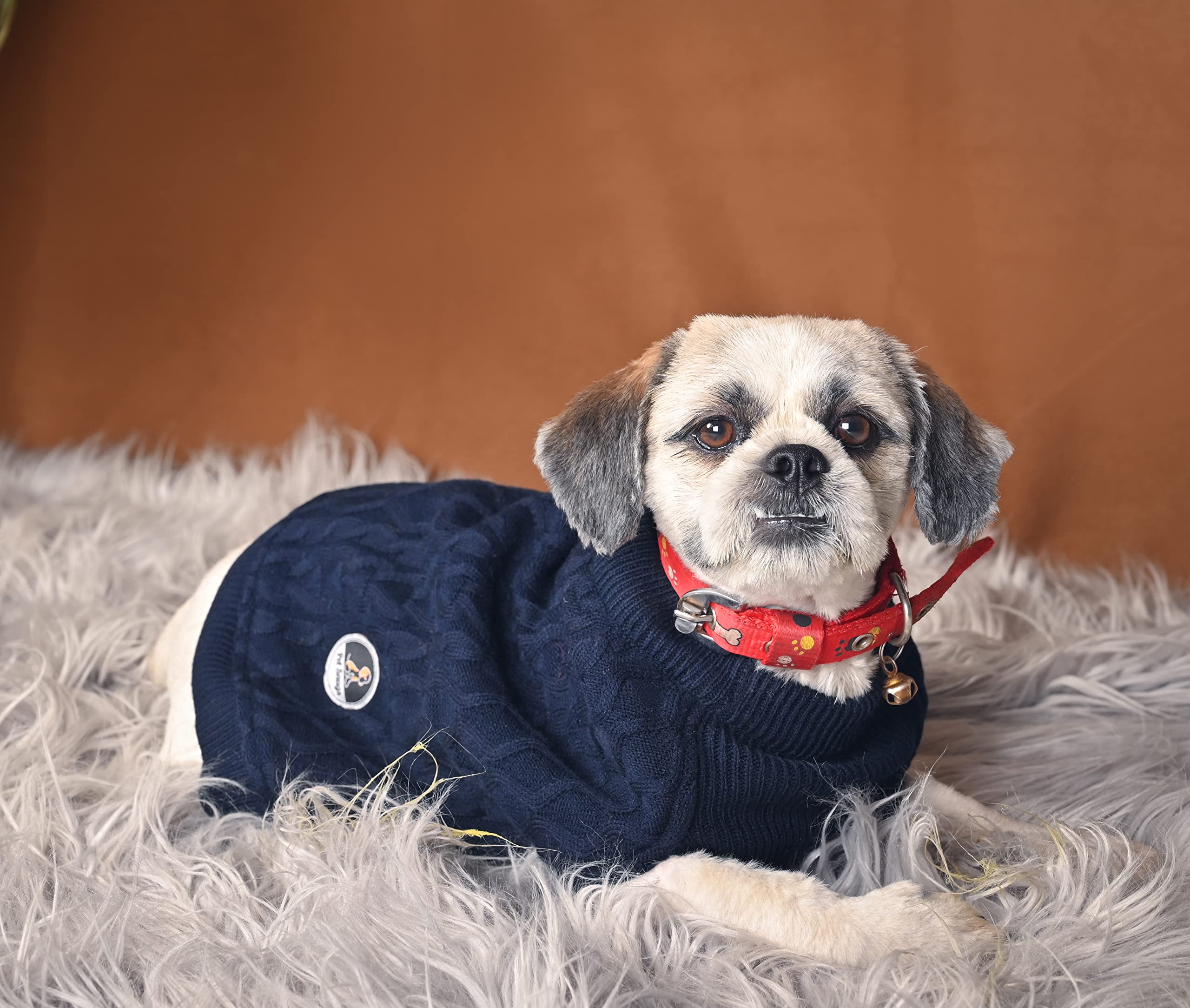 Petsnugs Warm Winter Sweater for Dogs Comfortable Stylish Dog cat Sweaters Soft Knitted Dark Coloured Dog cat Pullovers (xs) (B0B7JQ15Z4) Amazon Price History, Amazon Price Tracker