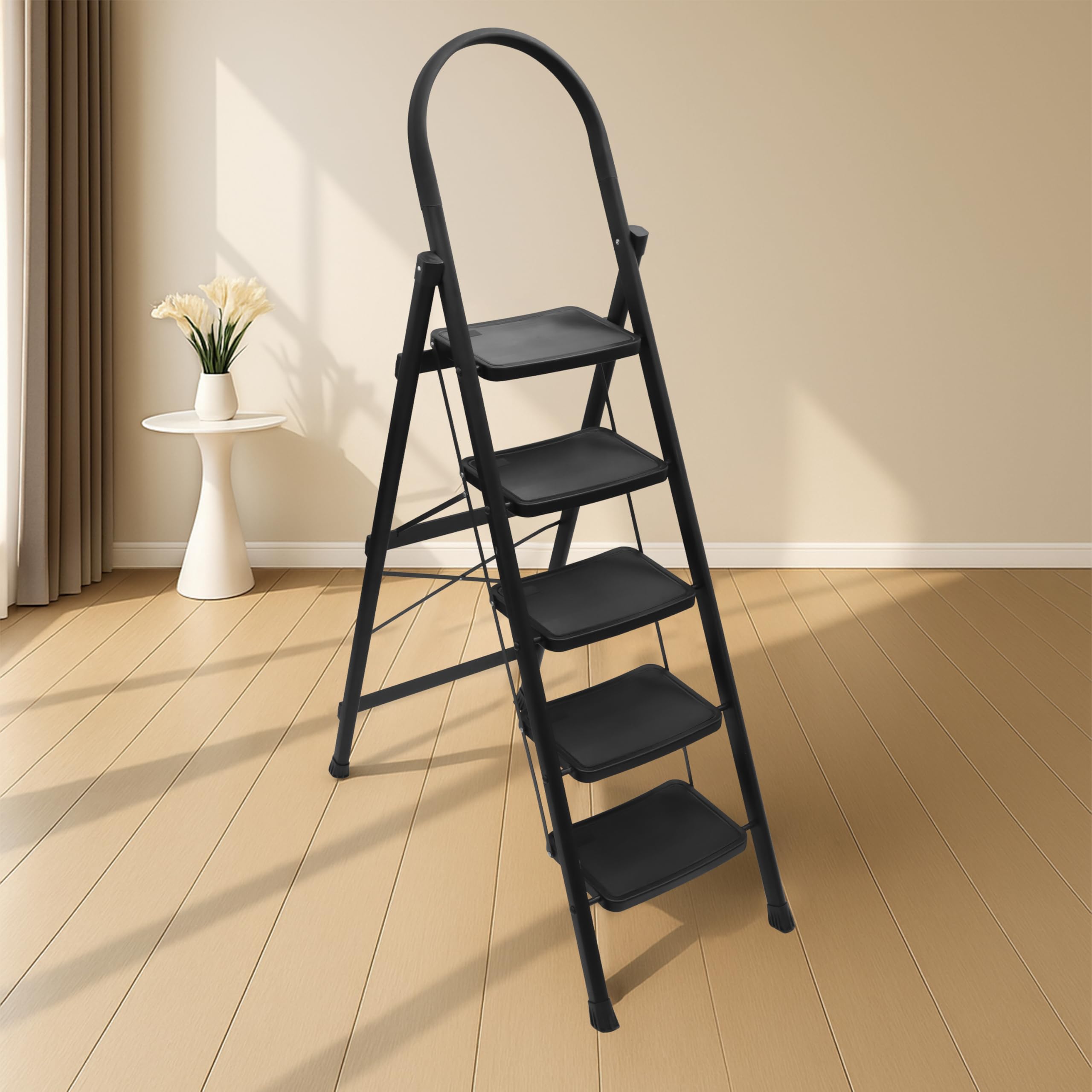 Plantex Premium Steel - 7 Step Ladder/Wide Anti Skid Steps/Heavy Duty Multipurpose Foldable 7 Step Ladder(Blue & Black) — Amazon image 10
