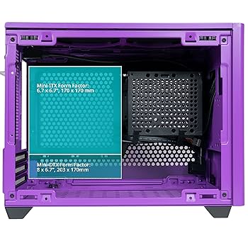 限定品　Cooler Master MASTERBOX NR200P パープル Amazon | Cooler Master MasterBox NR200P Purple (パープル/黒