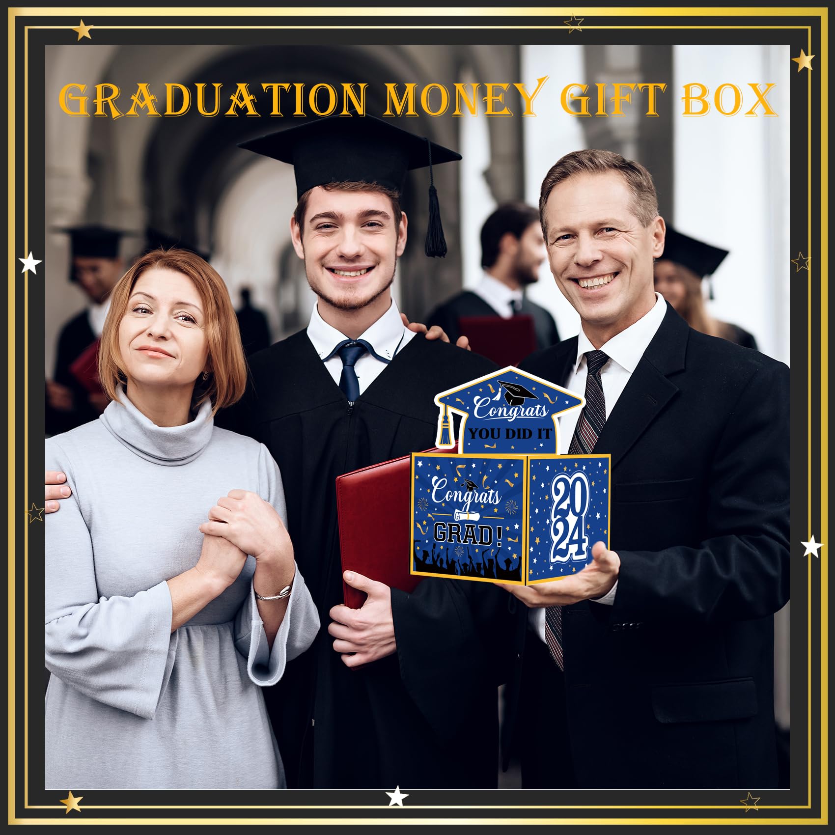 Snapklik.com : Meiidoshine 2024 Graduation Money Box For Cash Gift ...