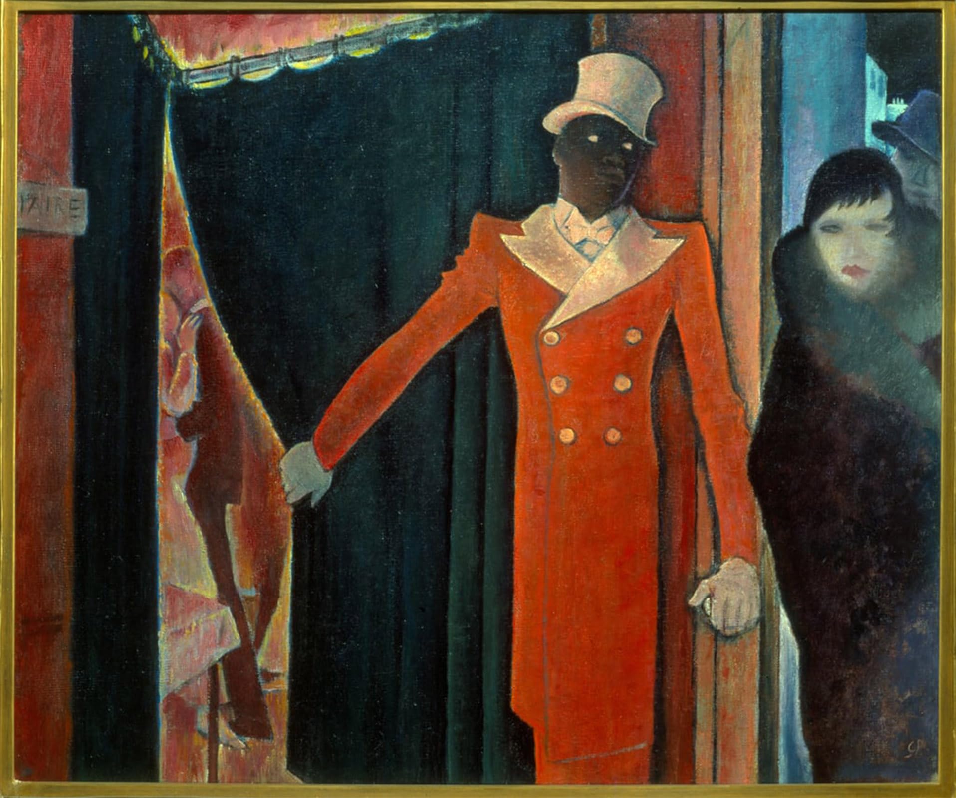 ARTXLXXBN Famous Painting Canvas Artwork Graffiti Print Entrance to the Tagada by Glyn Warren Philpot Portrait Canvas Image for Home Decor 60x90cm