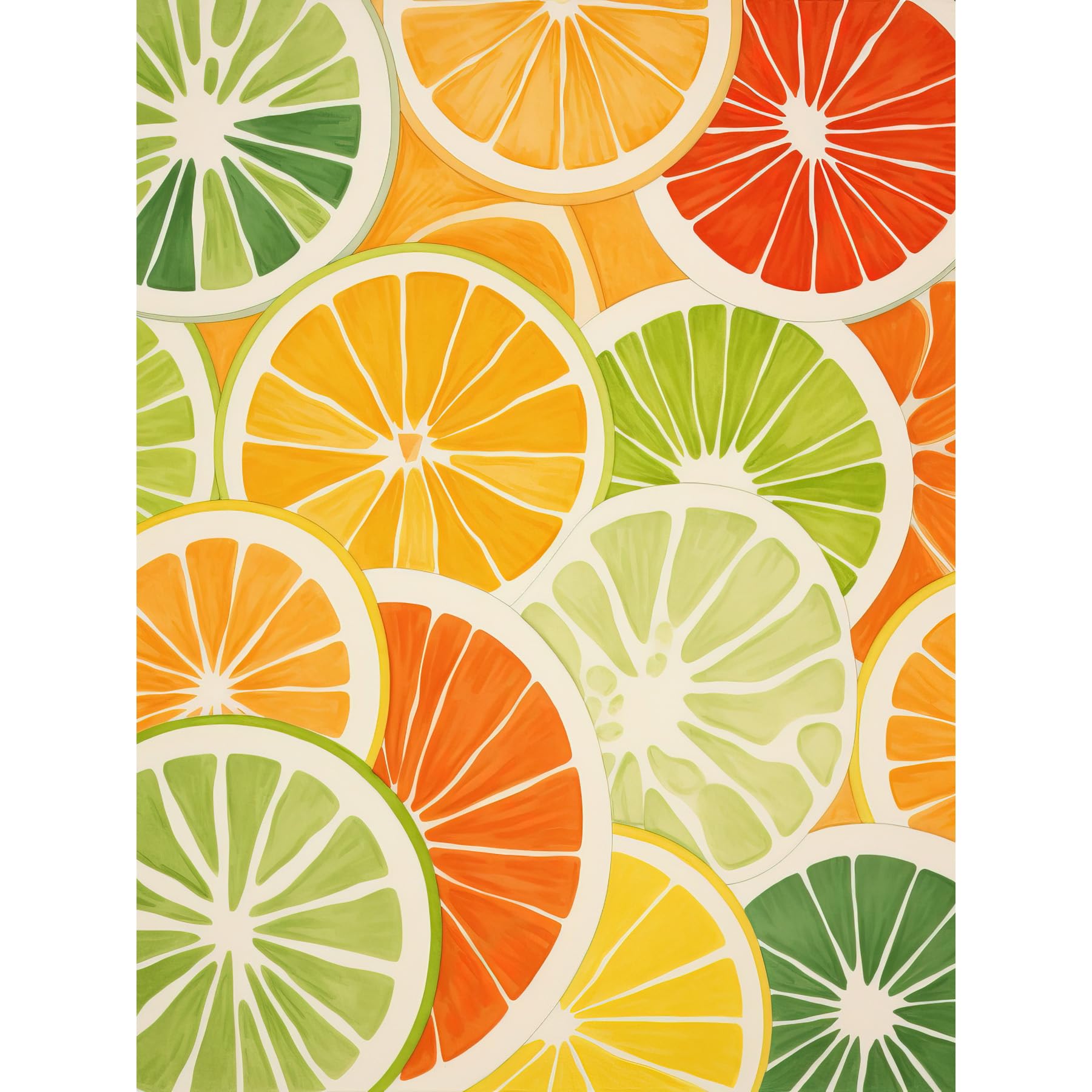 Artery8 Kitchen Artwork Poster - Watercolour Painting - W18" x H24"