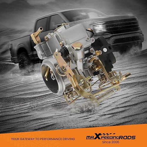 Miniatura 8 de maXpeedingrods Carburador de 2 barriles 16010H1602 para Nissan B210 A12 120Y 1200 Datsun Sunny Vanette Pulsar Cherry Truck