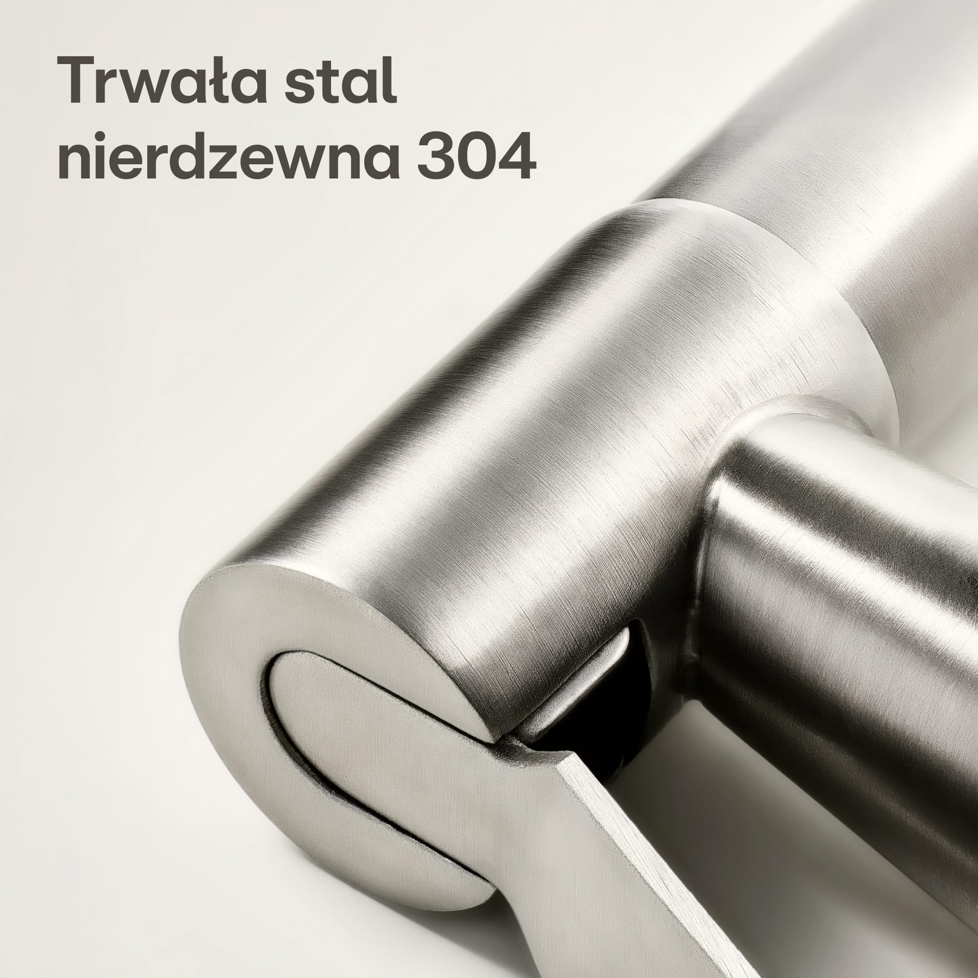 Słuchawka Natryskowa do Bidetu z Uchwytem ze 𝗦𝘁𝗮𝗹𝗶 𝗡𝗶𝗲𝗿𝗱𝘇𝗲𝘄𝗻𝗲𝗷 - Zestaw z 2 Uszczelkami - Muzułmański Prysznic do WC i Miejsc Intymnych