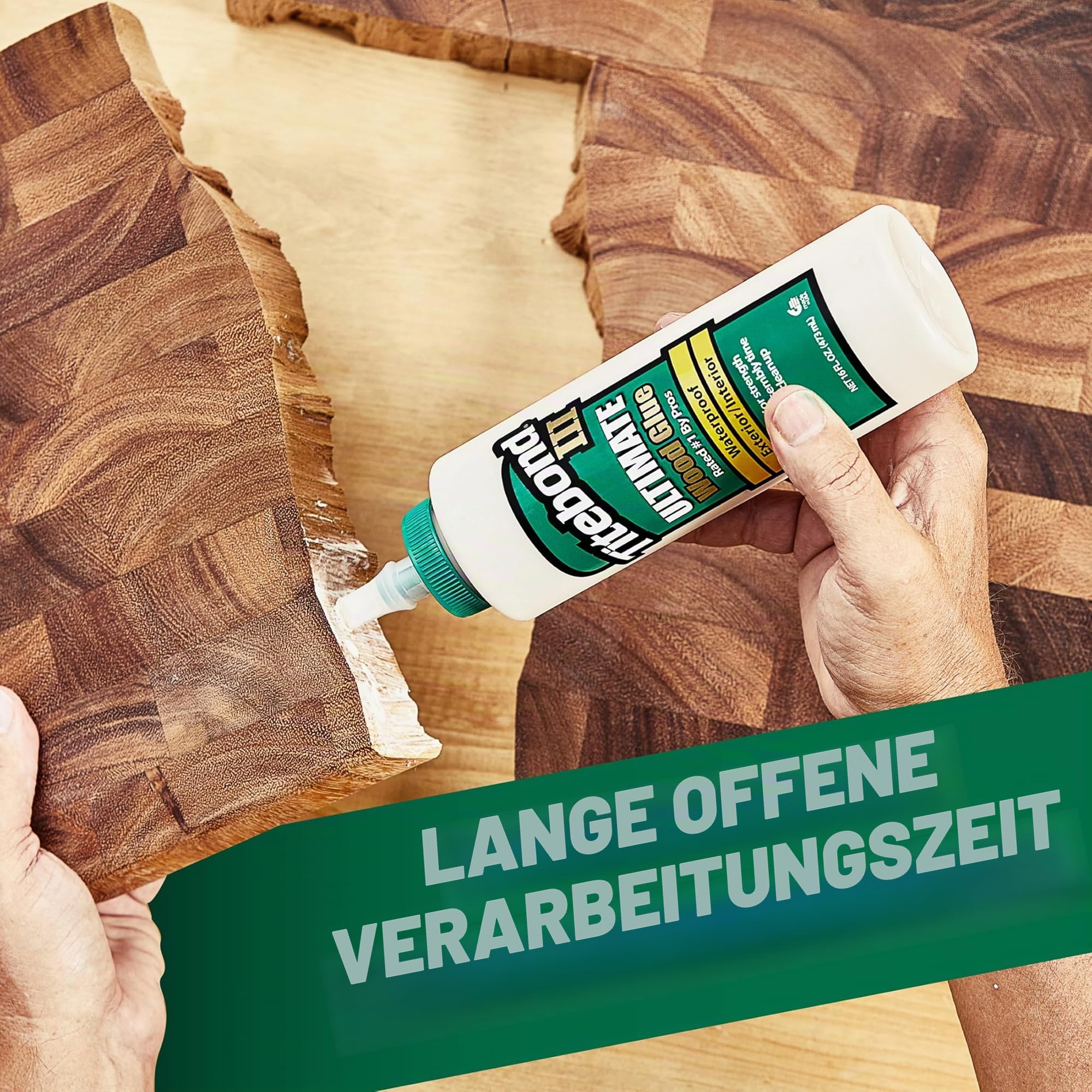 Titebond 1416 ZL-141/6 Ultimate Holzleim für den Innen und AuÃŸenbereich, wasserfest, 3,78 kg