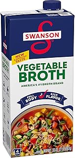 SWANSON S 100% Natural Vegetable Broth, 32 oz Carton