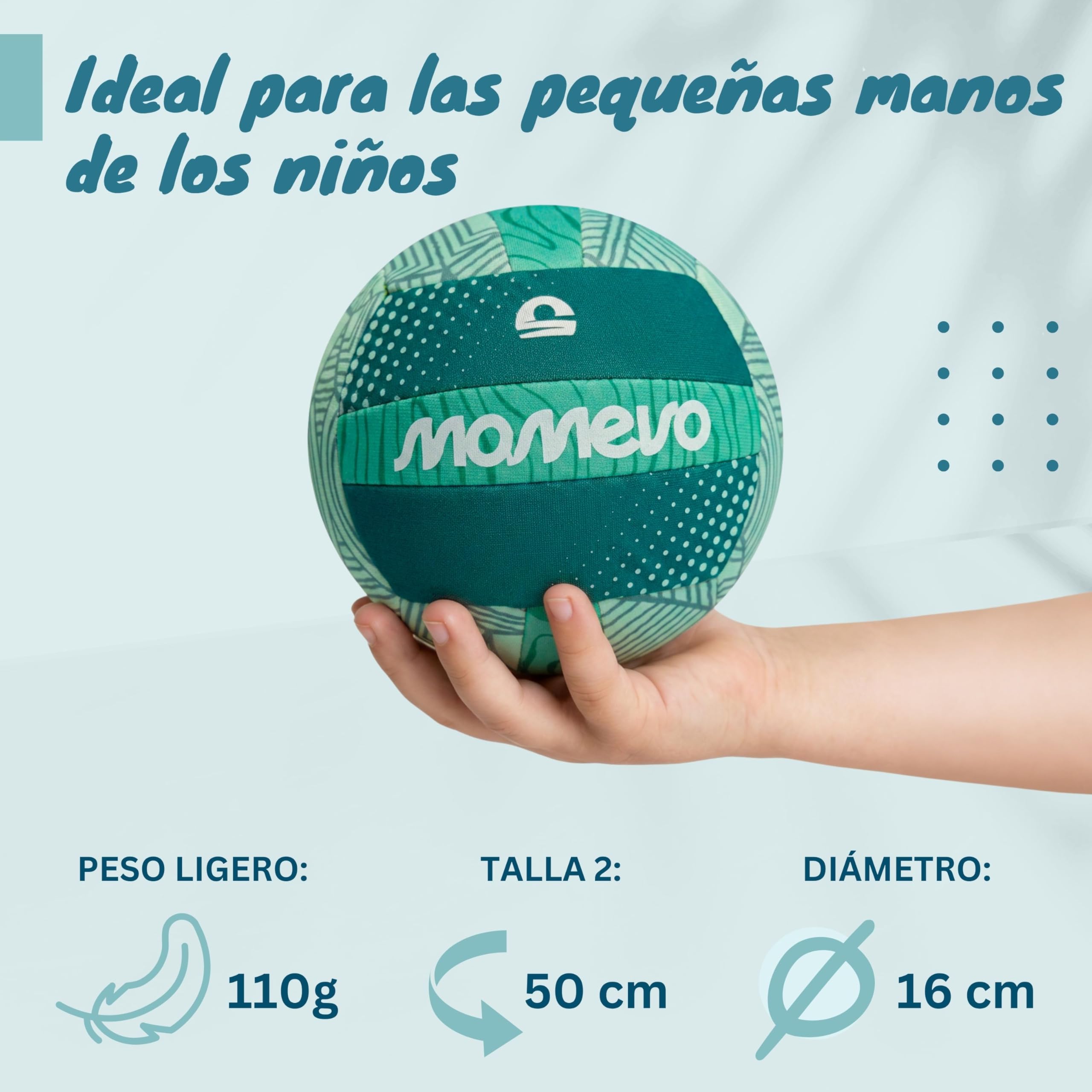 Beachbuddy - Pelota de Agua de Neopreno para niños, diseño de Pelota de fútbol Infantil a Partir de 1 año para Exteriores