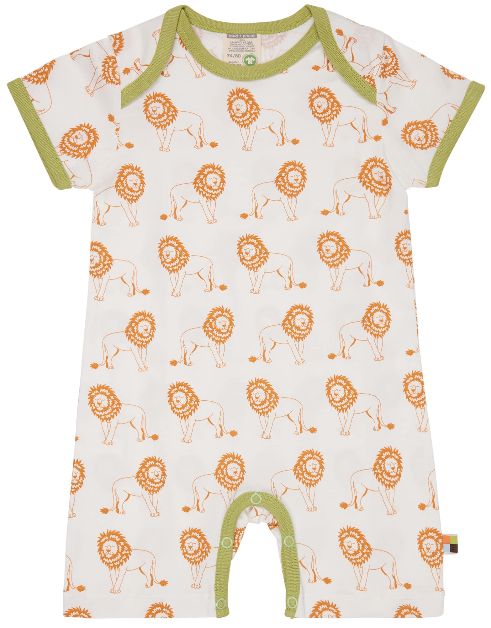 loud + proud Unisex Baby Druck, GOTS Zertifiziert Spieler
