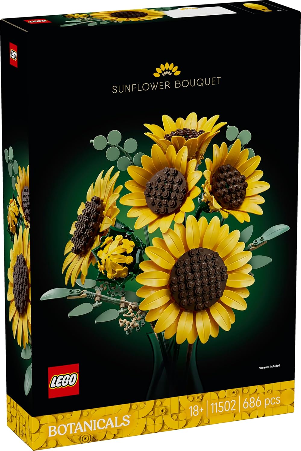 Lego 11502 Botanical Sunflower Bouquet Toy, Toy, Birthday Present, Blocks, Men's, Women's, Decorative Plants, Fake Green, Bouquets, Artificial Flowers, Decoration, Interior Decoration, Stylish