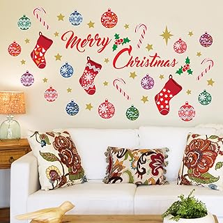 Christmas Decorations Clearance for Home, Indoor, Wall Stickers 