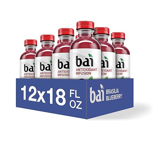 Miniatura 10 de Bai - Bebida de agua saborizada Brasilia Blueberry con infusión de antioxidantes 12 botellas de 18 onzas líquidas