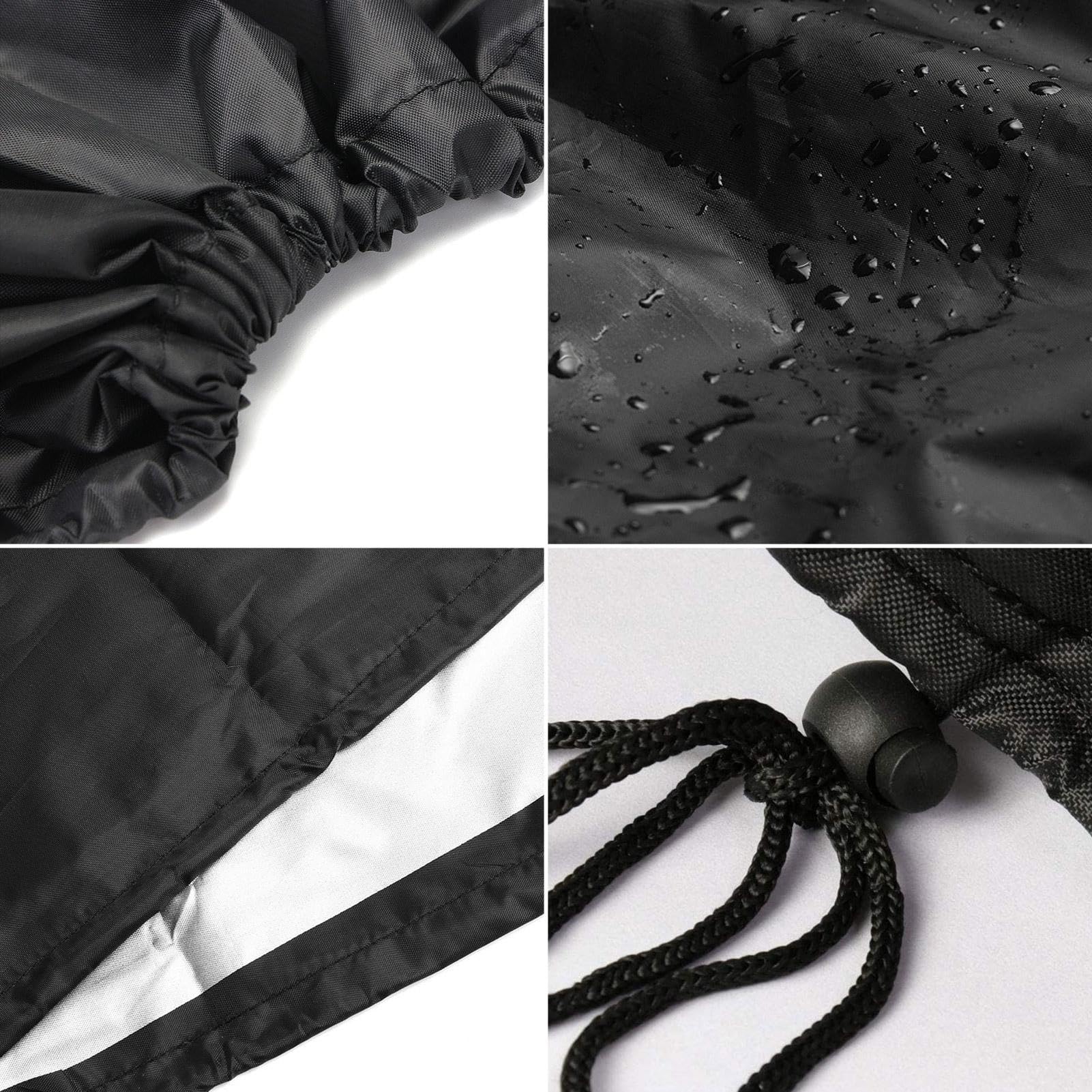 Copridivano Esterno Impermeabile Naqqios - Tessuto Oxford 210D Con Cordini, Per Panche Giardino - Foto 3