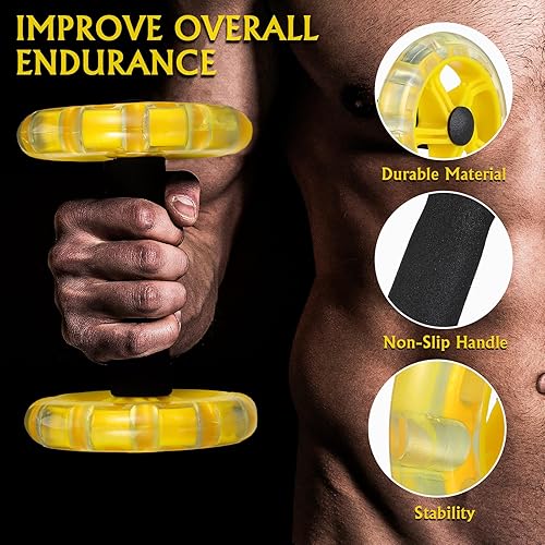 Miniatura 8 de Twin-wheel Ab Roller Fitness Exercise Device for Men and Women Dual Wheel Stability Core Strength Trainer Lightweight Portable Tummy Shaping