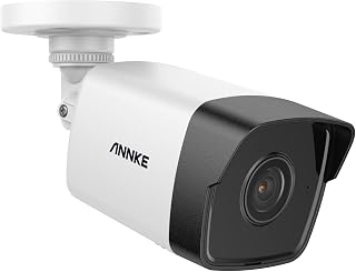 ANNKE C500 5MP PoE CCTV Camera Compatible with Alexa, Color Night Vision, Waterproof Outdoor Security Camera, Audio Recording, Smart Alerts, Home IP Camera with Micro SD Card Slot