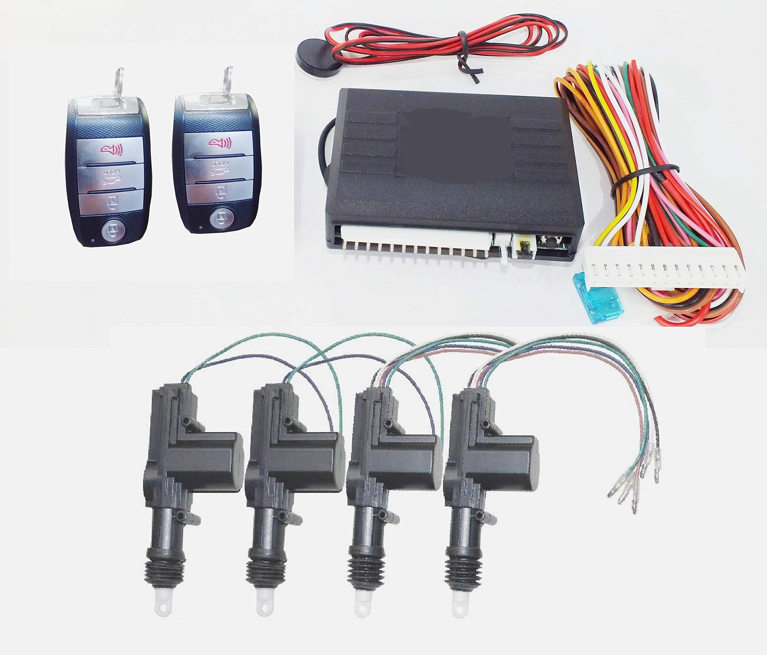 SHENU Universal Car Window Center Lock Keyless Entry Systems 02 Remote Control