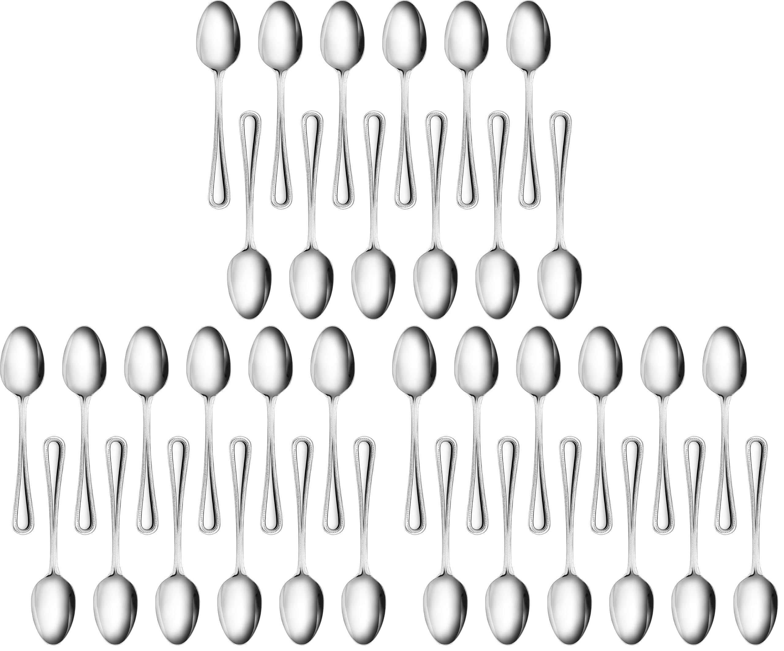New Star Foodservice Bead Pattern 18/0 Stainless Steel Salad Fork, 6.6-Inch, Set of 12, Commercial Grade — Amazon image 21