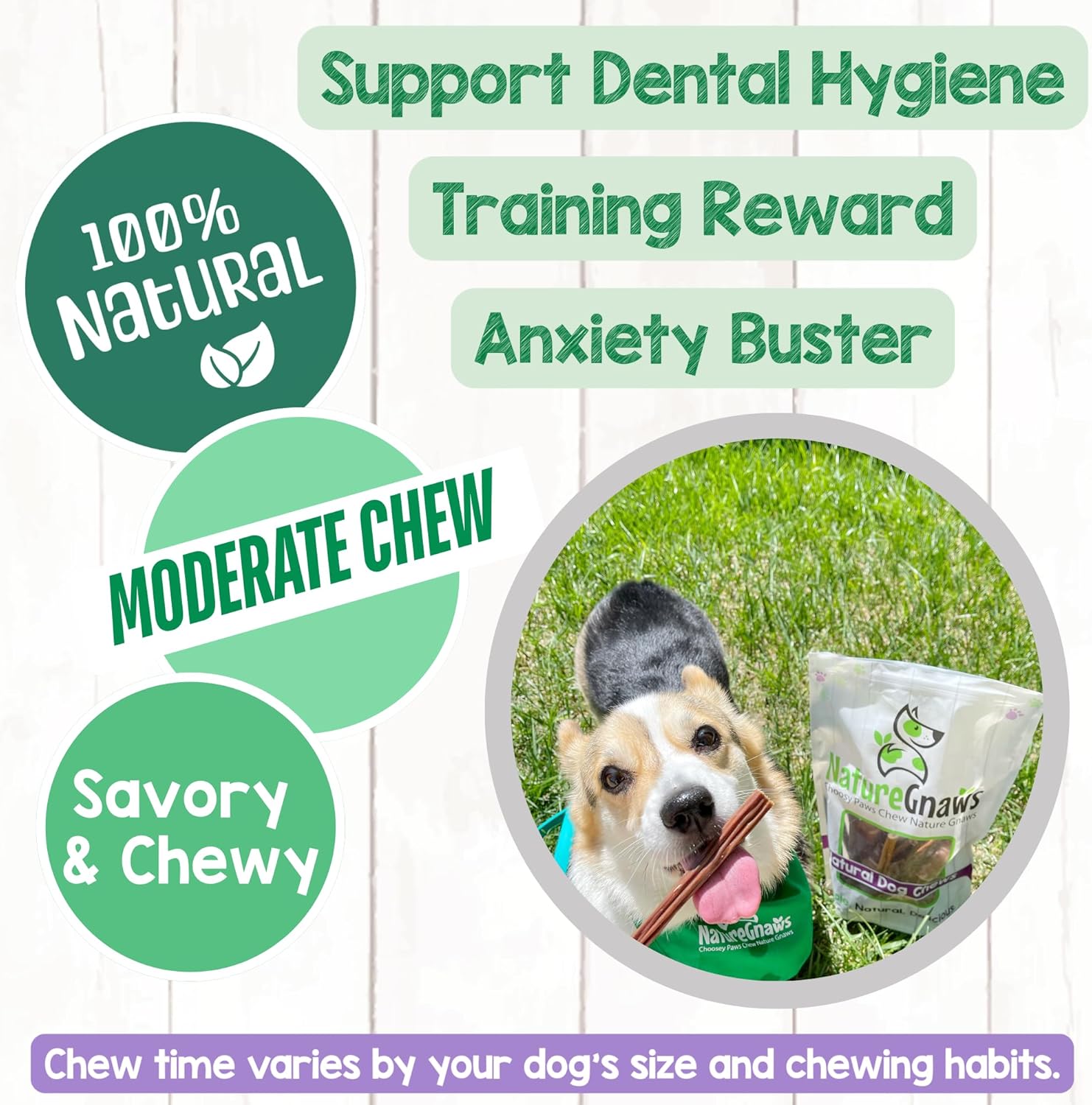 Nature Gnaws Super Skinny Bully Sticks for Small Dogs 5-6" (40 Count) - Long Lasting for Light Chewers and Puppies - Extra Thin Natural Beef Dog Chew Treats