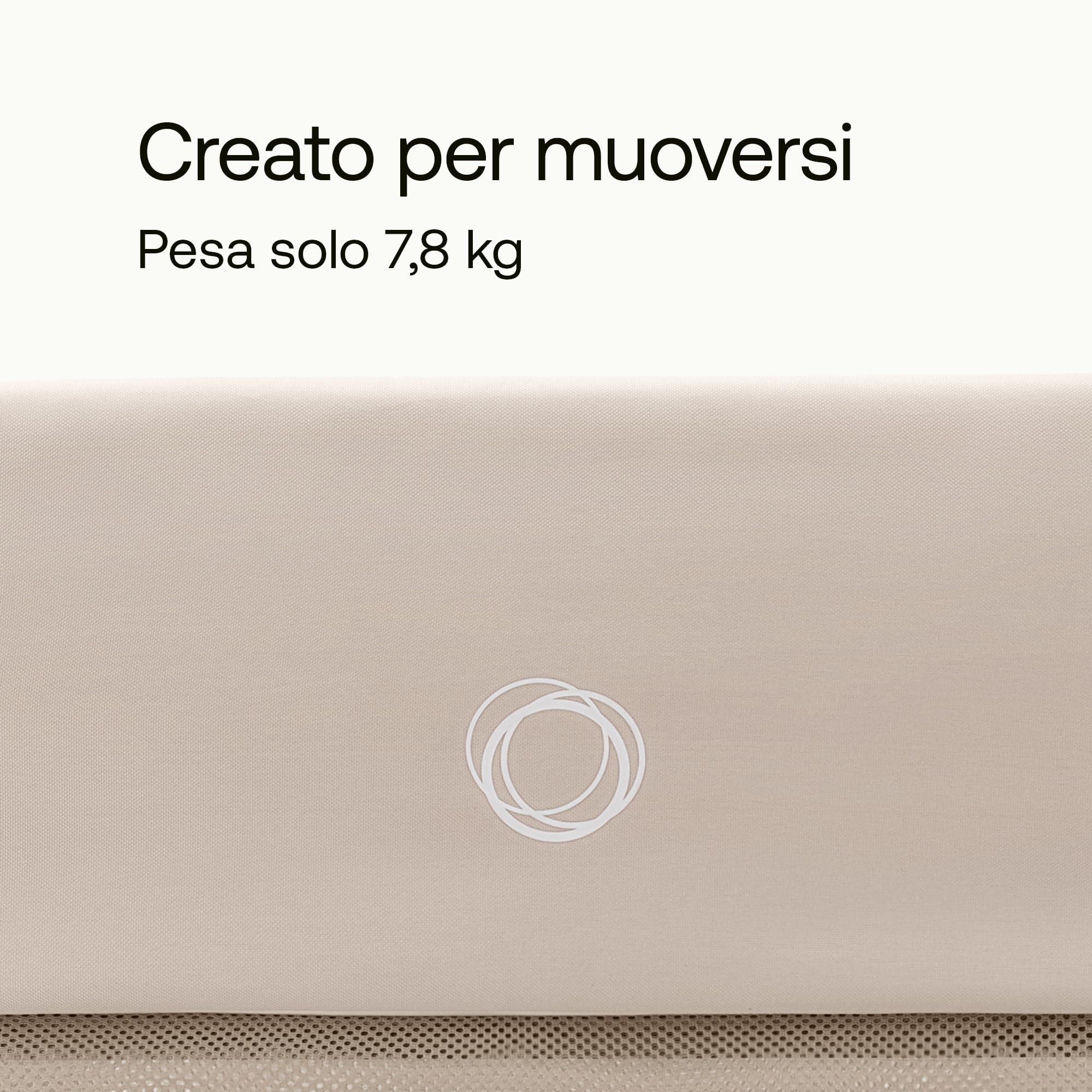 Bugaboo Stardust, 2 in 1: Parco giochi pieghevole e lettino da viaggio compatto con materasso, distribuito in 1 Secondo, Borsa da trasporto, Dai neonati ai bambini piccoli, Desert Taupe