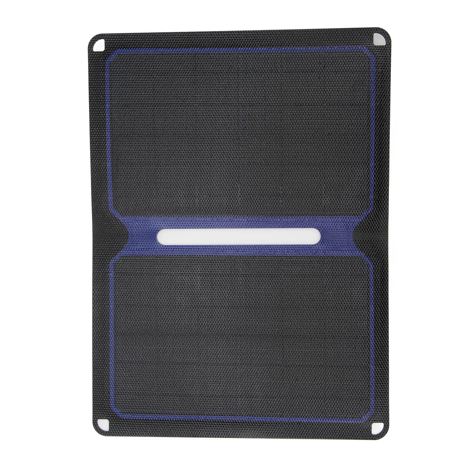 Omabeta Cargador de Panel Solar 14W Portátil e Impermeable para Actividades Al Aire Libre Camping Viajes Monocristalino