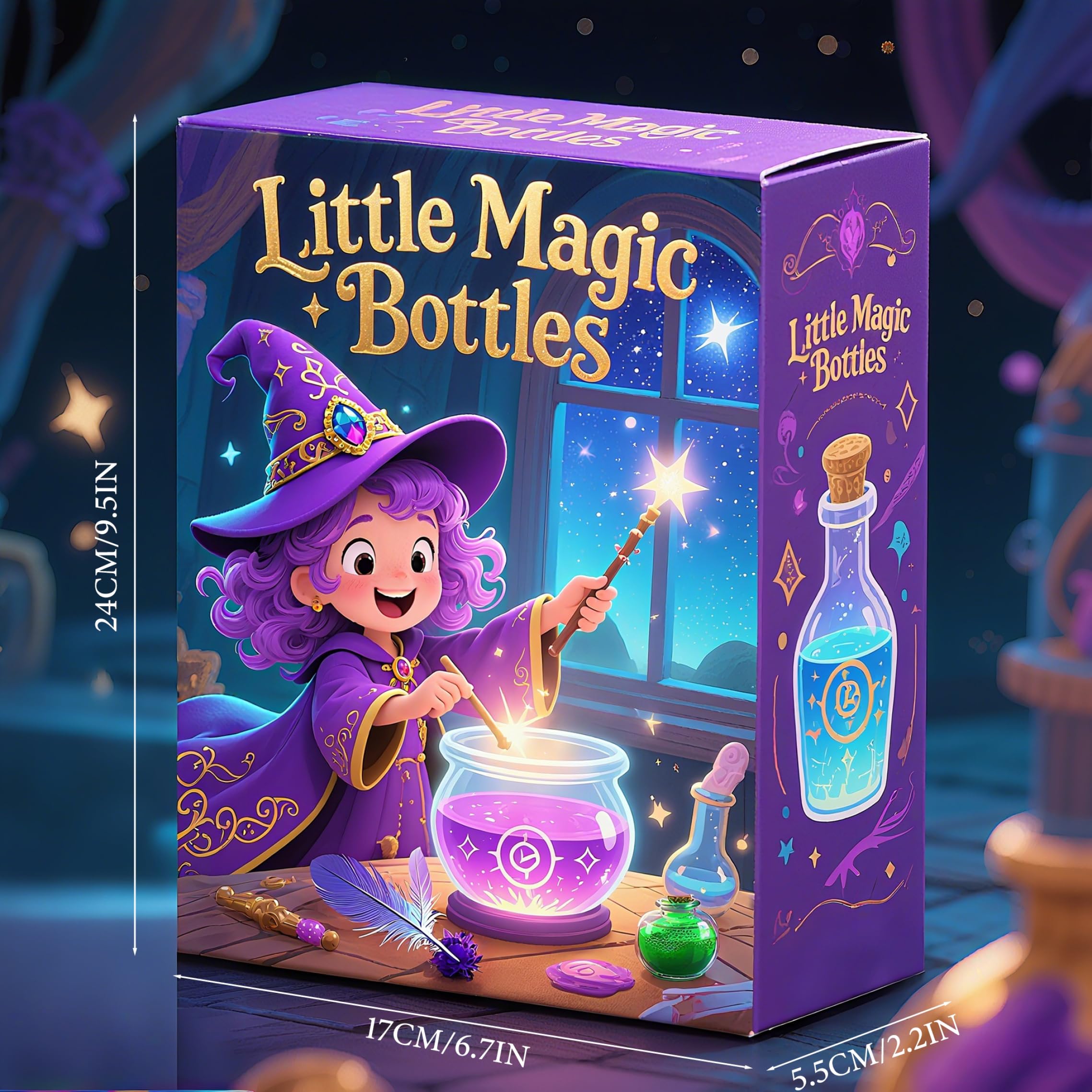 Kit de poción de Hadas, Kit de pociones de Bricolaje para Fiesta de Halloween para niños