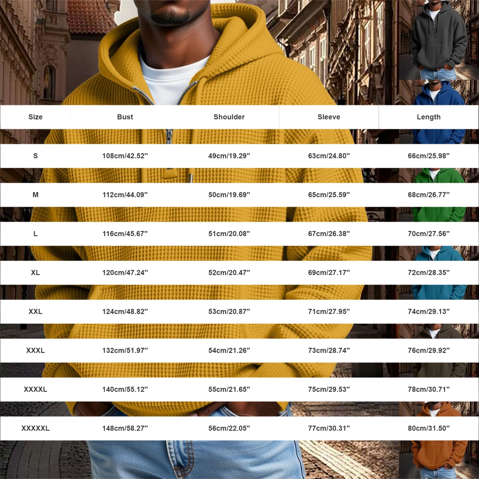 Generisch Felpa da uomo blu scuro per attività all'aperto, felpa sportiva da uomo, maglione nero