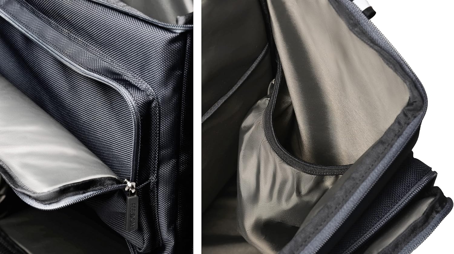 FEELDOM Wheelchair Bag, Fits Scooter, MAX - Large, Dark Navy - Water Resistant, 50+ Liter Storage Space, Durable, Premium Quality, Mobility Gear, Modern Chic Design, EZ Access : Health & Household