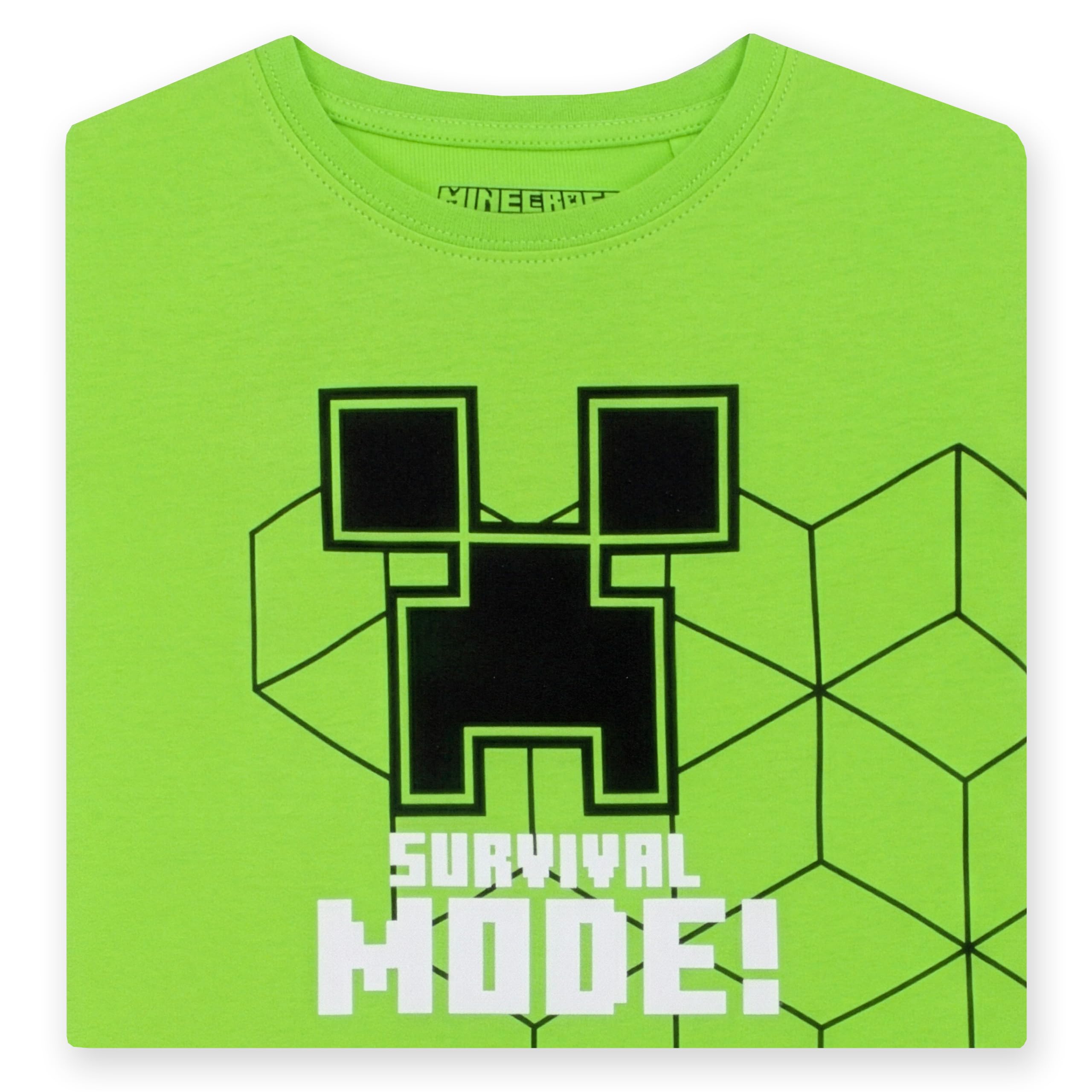Minecraft Koszulka, Dla Chłopców Creepers Koszulka, Dla Dzieci Gamingowa Odzież