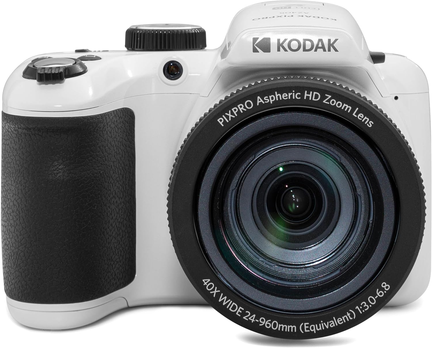Kodak PIXPRO AZ405 Digital Camera (White) Bundle with 64GB Memory Card + Camera Case (3 Items)