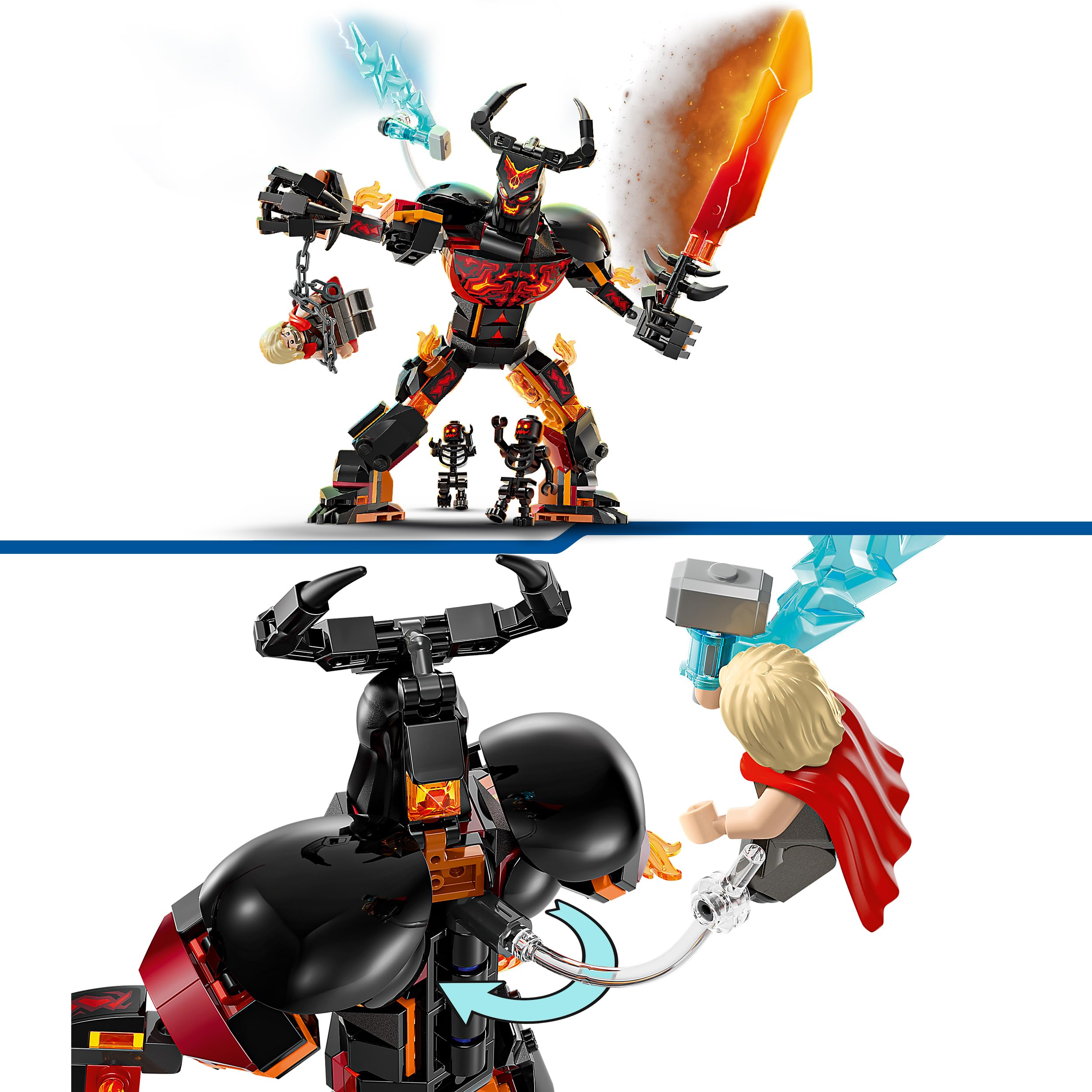 Amazon.co.jp: レゴ(LEGO) マーベル ソーとスルトの決戦 おもちゃ 玩具