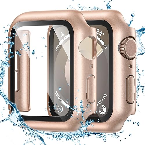 Vista 31 de Tensea para Funda Protectora de Pantalla Impermeable para Apple Watch 40 mm SE 3/SE 2ª Generación/SE/Series 6/5/4 Accesorios, Cubierta Protectora