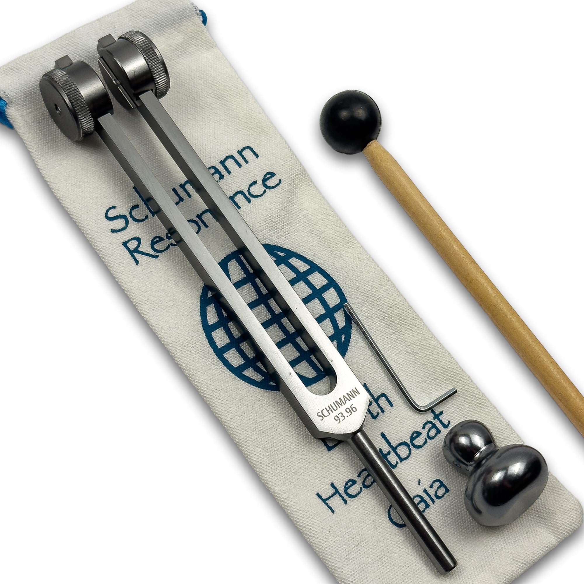 Amazon.com: 93.96Hz Schumann Tuning Fork with Attenuator - Sound Healing  and Biofield Harmonization - Vibration Therapy Tools - Weighted Boot
