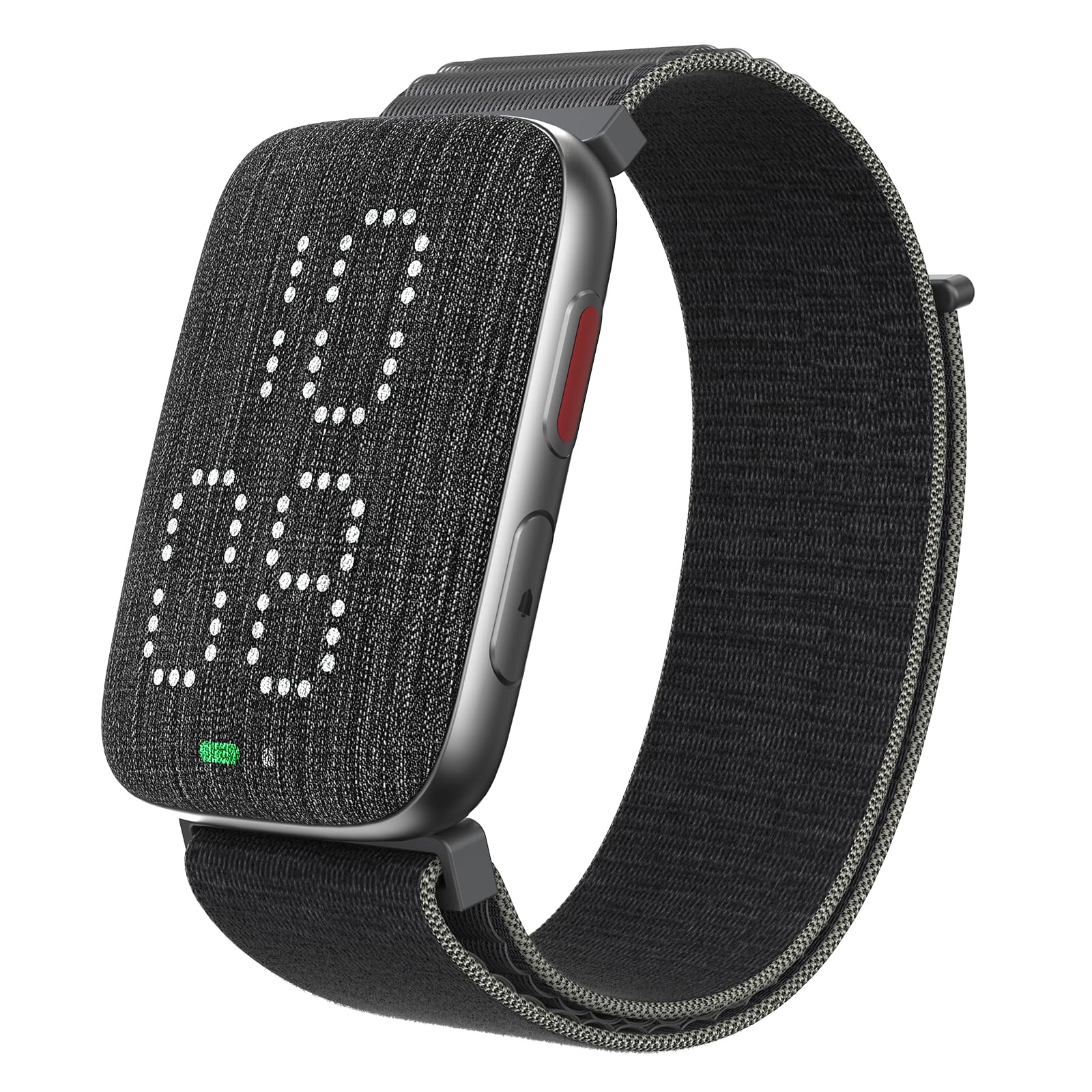 REACHER Vibrationswecker Armband für Schwerhörige | Leiser Armbandwecker für Privatsphäre in Mehrbettzimmern, Wohnheimen und für Paare, batteriebetrieben mit Textilband
