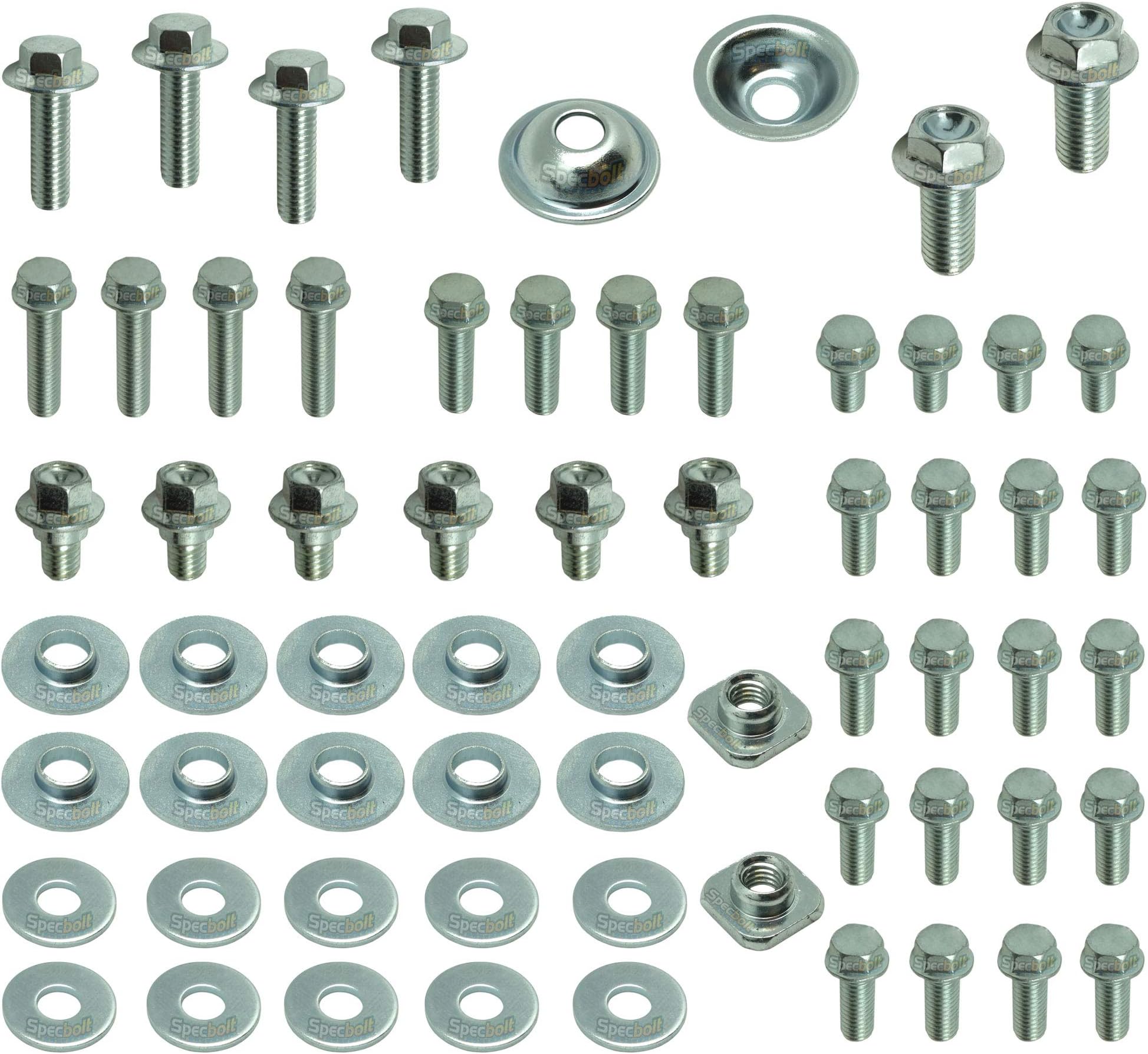 64pc Specbolt Suzuki RM RMZ Body Bolt KIT for Plastics fenders seat Fork Guards Radiator shrouds fits RM60 RM65 RM80 RM85 RM100 RM125 RM250 & RMZ250 & RMZ450