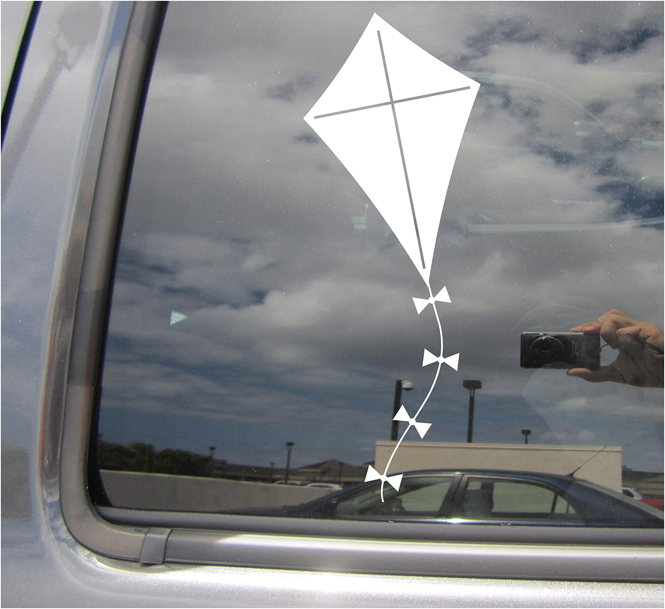 Flying Kite - Hobby Craft - Cars Trucks Moped Helmet Hard Hat Auto Automotive Craft Laptop Vinyl Decal Store Window Wall Sticker 10068