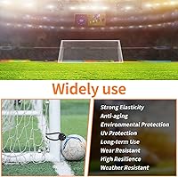 Vista 6 de Cuerdas elásticas de bolas de 6 pulgadas, 50 unidades, color negro, resistentes para toldo, lona, para campamento, refugio, carga, pantalla