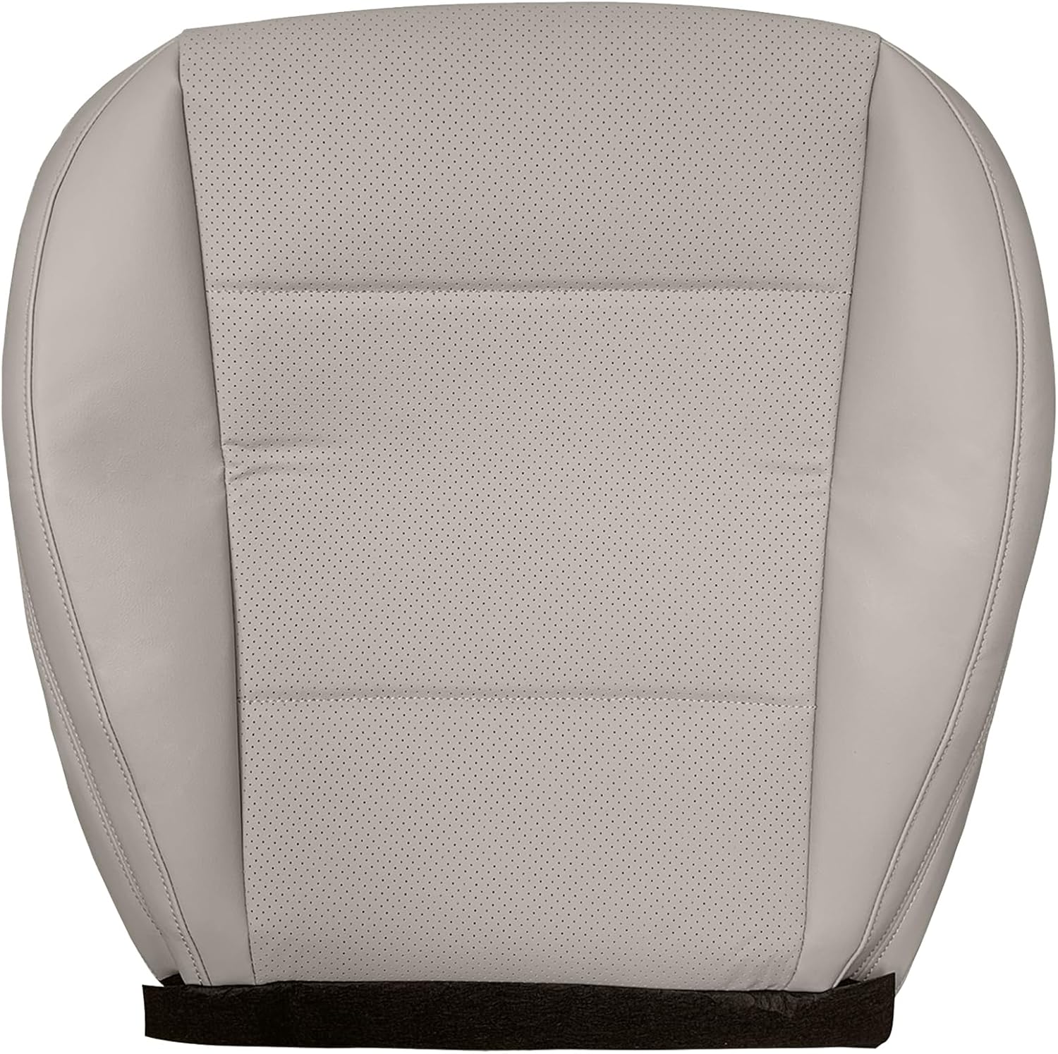 AUTOKAY Front Driver Seat Bottom Cushion Cover for Subaru Outback Legacy 2015-2019, Tan Perforated Leather