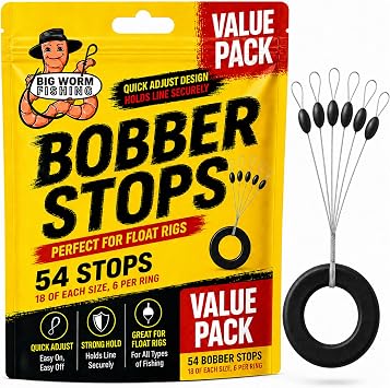 Bobber Stops for Fishing Line