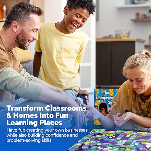 Miniatura 4 de Juego de mesa - The Entrepreneur Game- Premiado juego de mesa de finanzas empresariales acreditado por STEM para emprendimiento - Aprende a crear