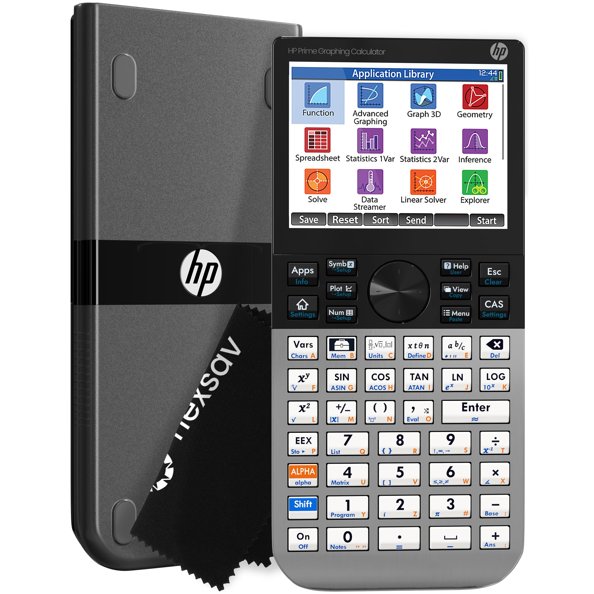 HP Prime Graphing Calculator – Multi-Touch 3.5" Color Display CAS Exam Approved SAT/AP/IB Scientific Graphing Calculator for School, Highschool, Electronics for College Students – Programmable, 256MB