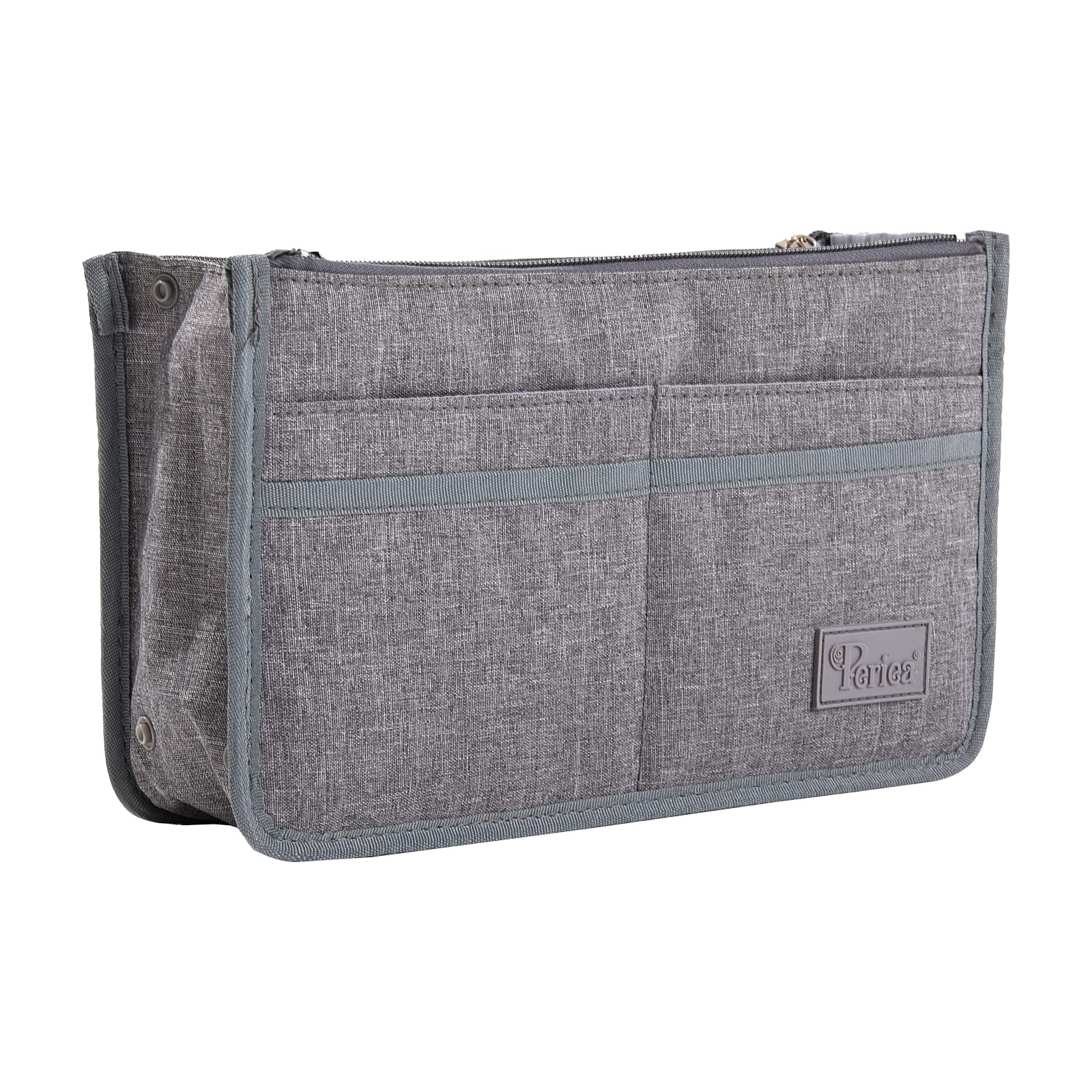 Periea 'Signature' Luxury Handbag Organiser Insert - 3 Sizes - (Seafoam Waves, Large) — view 66