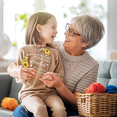 Miniatura 4 de Regalo para abuela, regalo de cumpleaños para abuela, letrero acrílico en forma de corazón, para abuela, de nieta, nieto, abuela, ideas de regalo