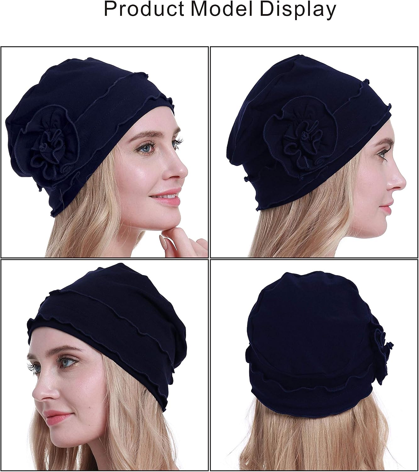 osvyo Chemo Headwear Turban Cap for Women - Cancer Beanie Hair Loss Sealed Packaging image 2