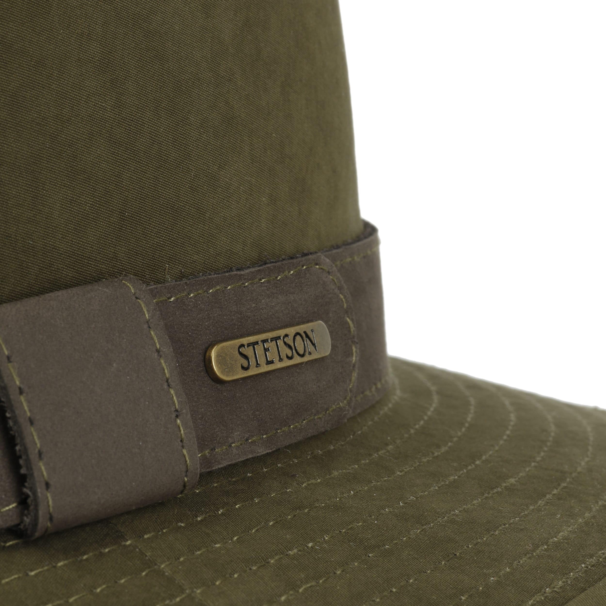 Stetson Waxed Traveller Stoffhut Ledergarnitur Herren Sommer Winter