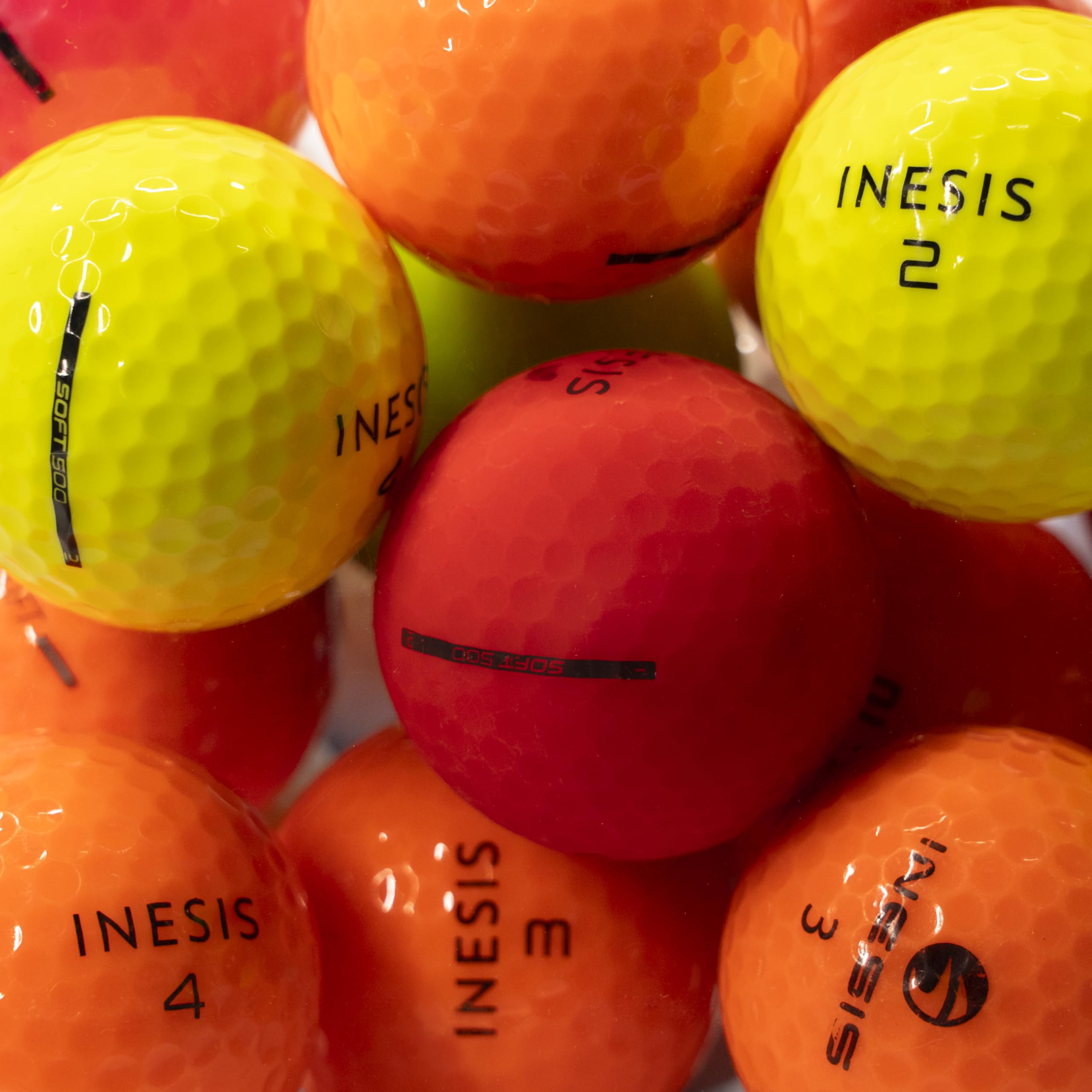 Balles de Golf d'occasion, Mix Marques Green's, Maxfli, Pinnacle, Nassau, Lot de 50, Qualité AAA/AA, Couleurs Assorties