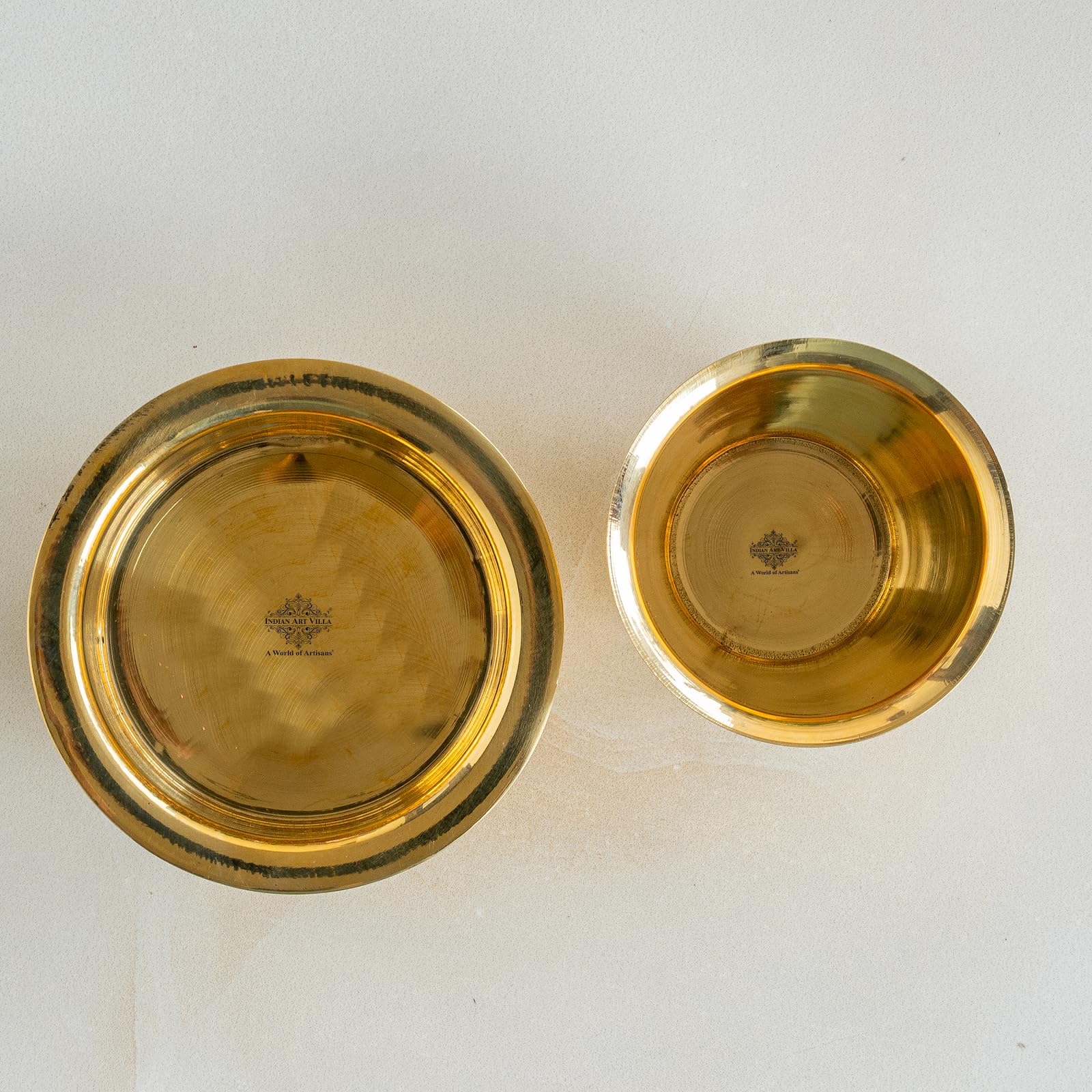 Handcrafted Brass Coffee Filter Set - Indian Tradition -7 Handcrafted Brass Coffee Filter Set - Indian Tradition -7