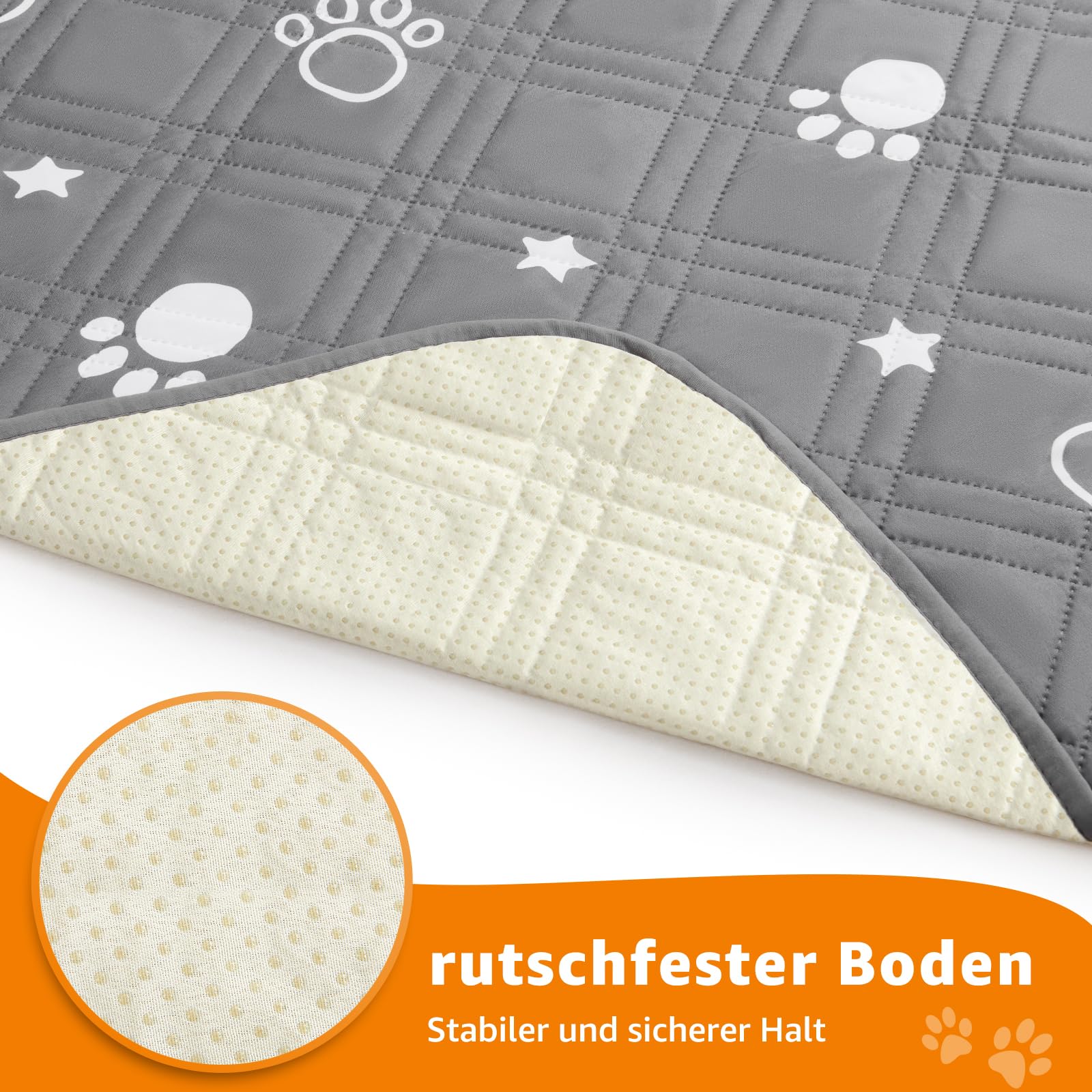 PICK FOR LIFE 157 x 208 cm mantas impermeables para perros, mantas lavables para mascotas, almohadillas antideslizantes para cachorros, proporcionan una cobertura completa y protección para su sofá,