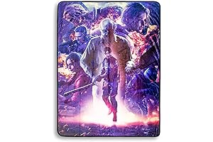 Leon Kennedy Resident Evil Re:Verse Characters Fleece Throw Blanket
